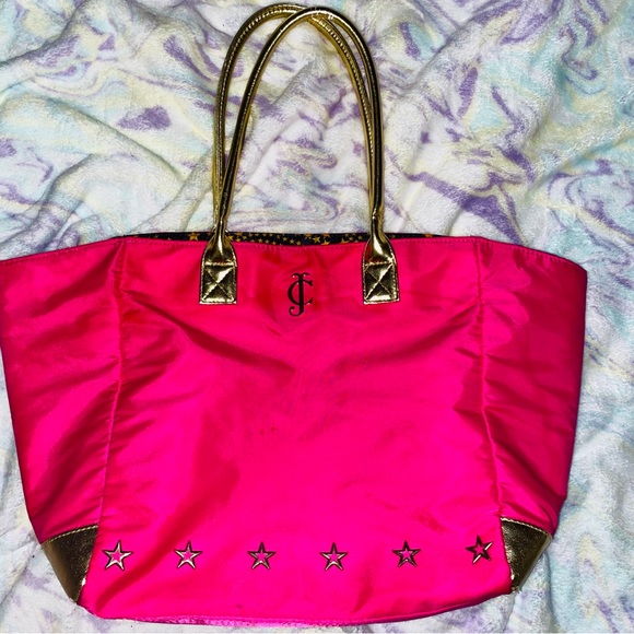 Juicy Couture Handbags - 👑RARE🍉Y2K Juicy Couture XL tote NWT